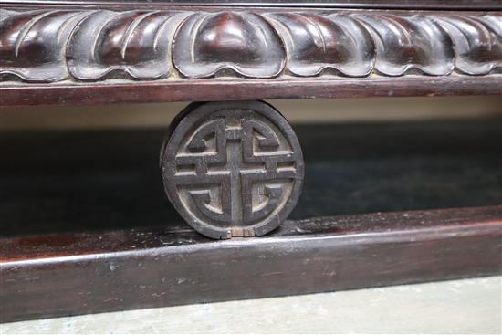 A Hongmu low table W.138cm